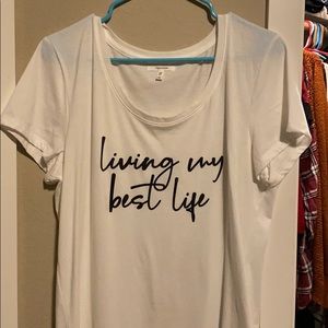 Living my best life tee